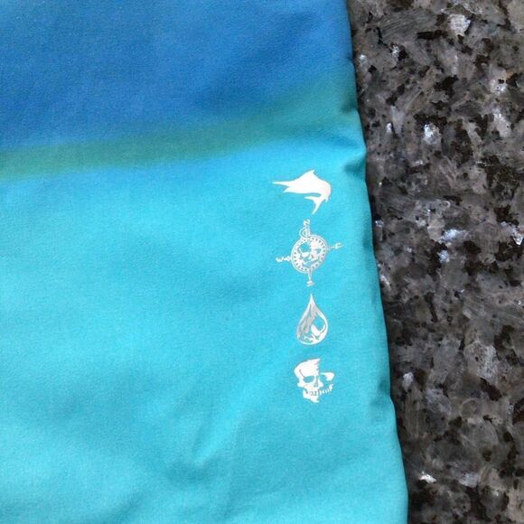 SALT LIFE SLX-QD Board Shorts Size 34, Orange, Blue, Black - Picture 8 of 10